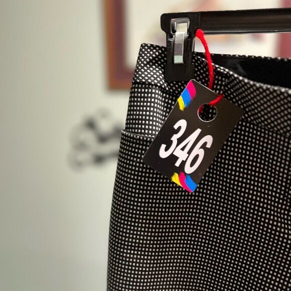 Express Monochrome Checkered Pants #DP346 - Picture 3 of 8